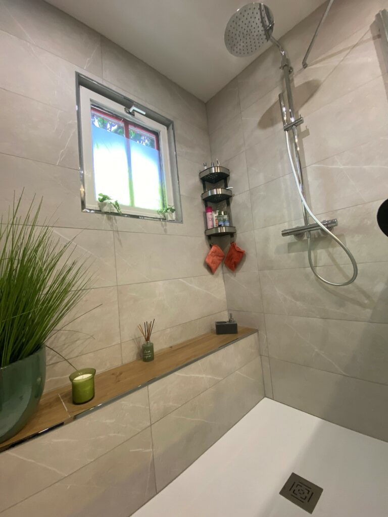 Rénovation d'une salle de douche - clé en mains - TRIADE Bainiste Bailleul Flandres Nord Belgique